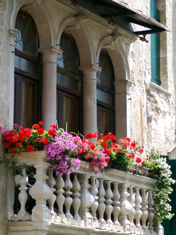 Treviso - Detail eines historisches Gebäude