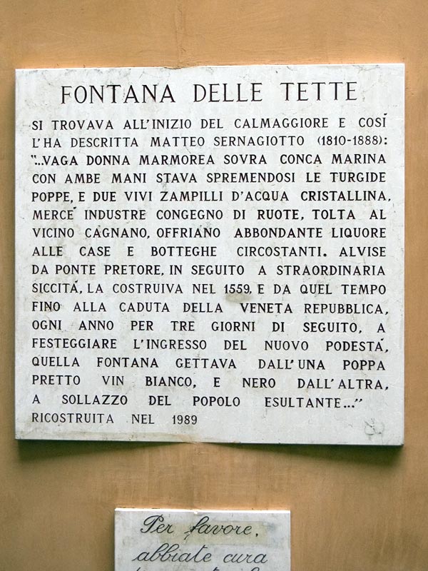 Fontana delle Tette - Treviso