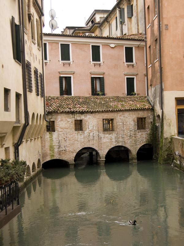 Medieval houses in Treviso