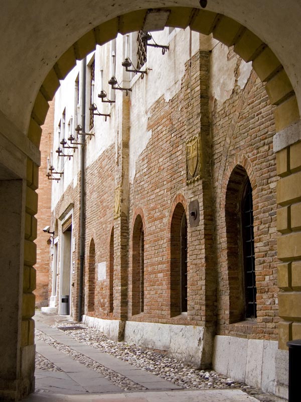Medieval houses in Treviso
